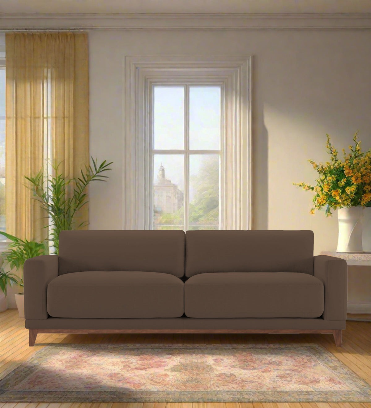 Esha Fabric 3 Seater Sofa