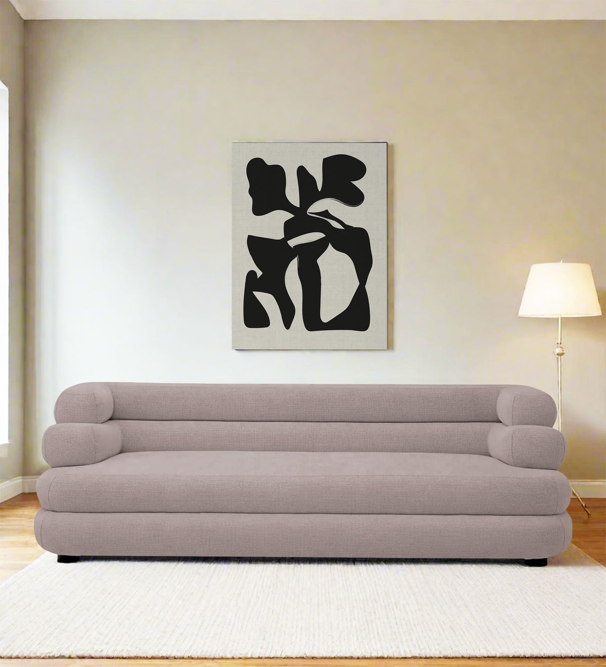 Wener Fabric 3 Seater Sofa