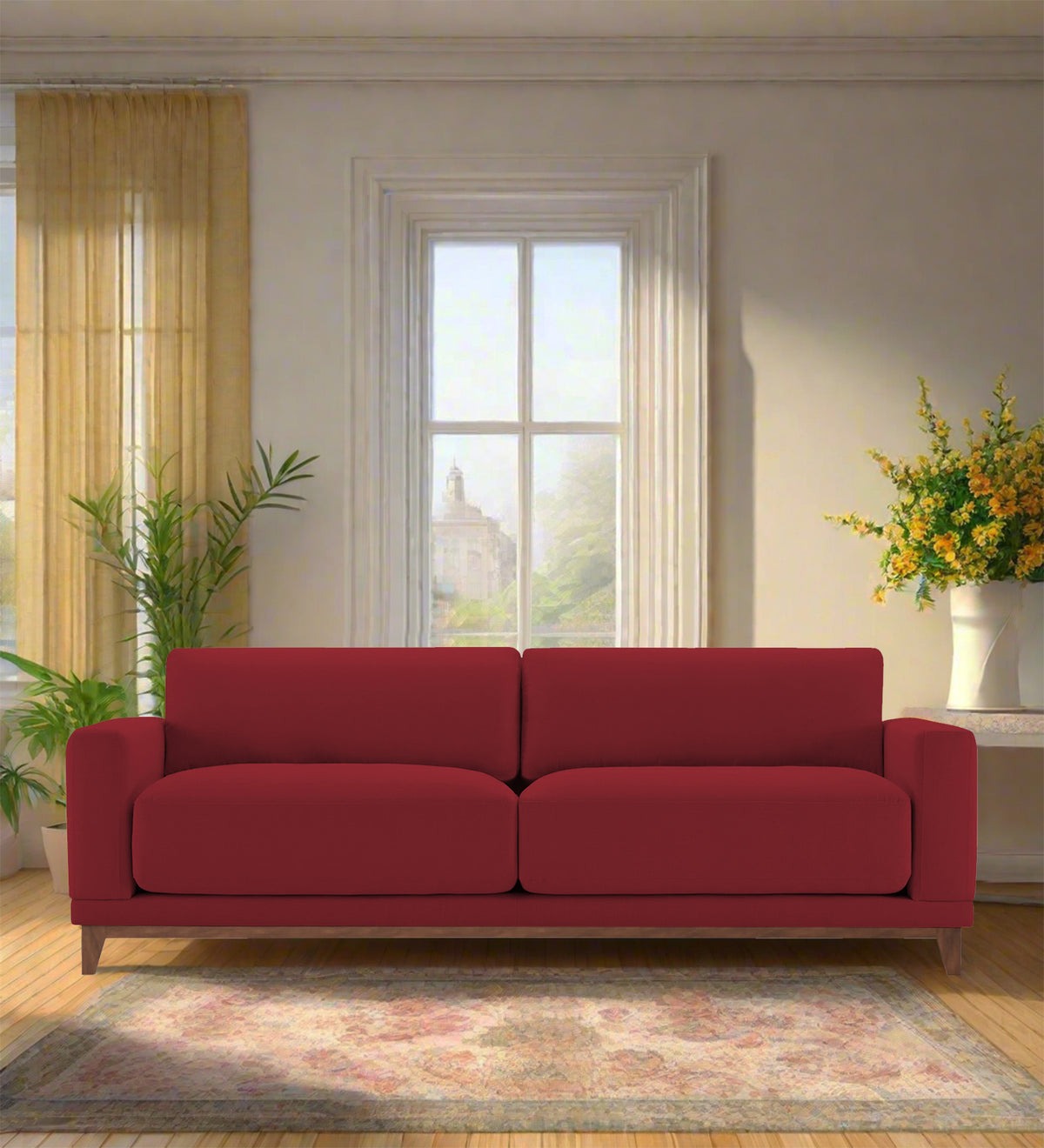 Esha Fabric 3 Seater Sofa