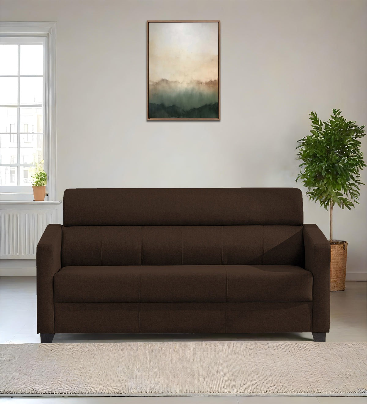 Devo Fabric 3 Seater Sofa