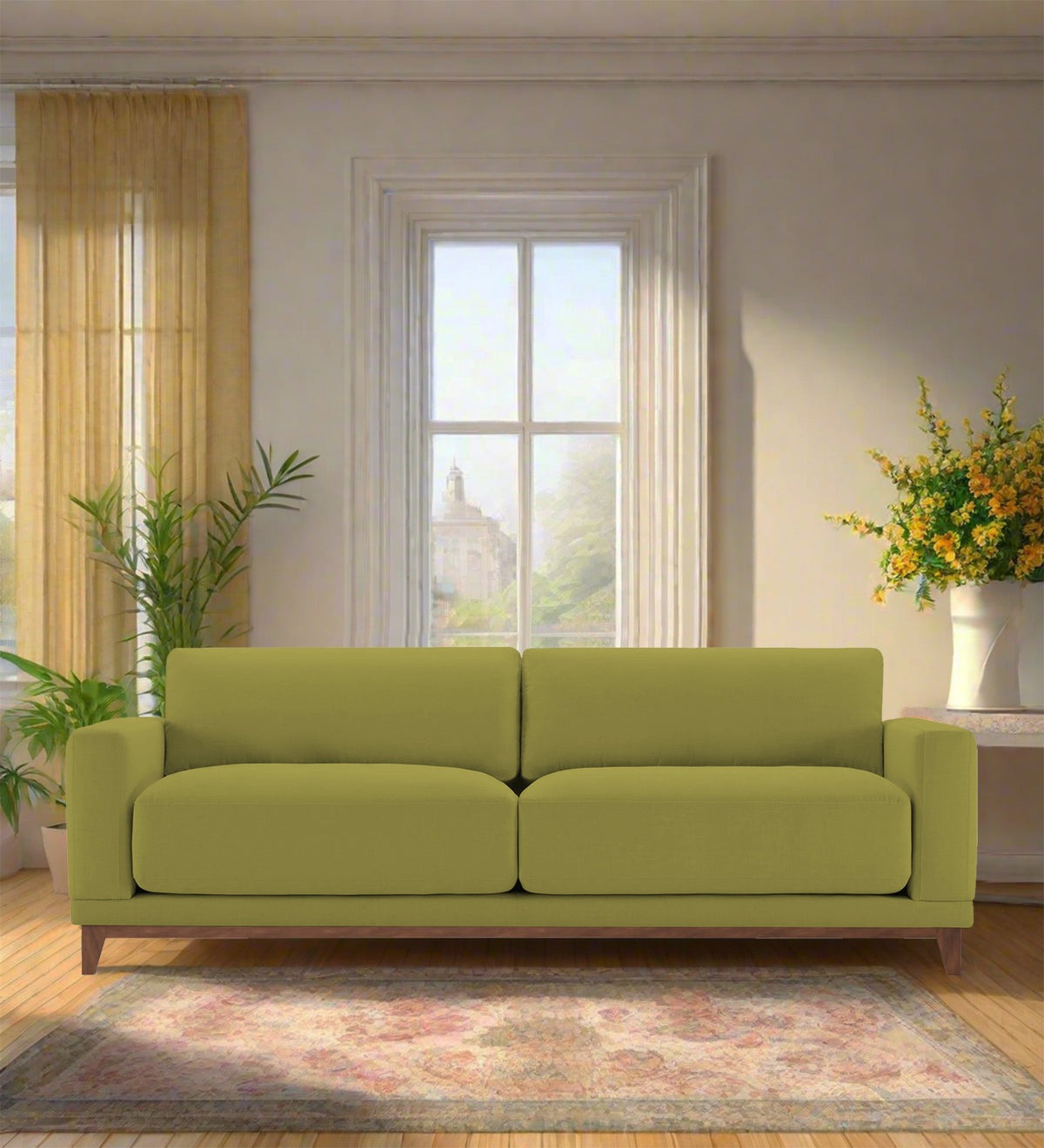 Esha Fabric 3 Seater Sofa
