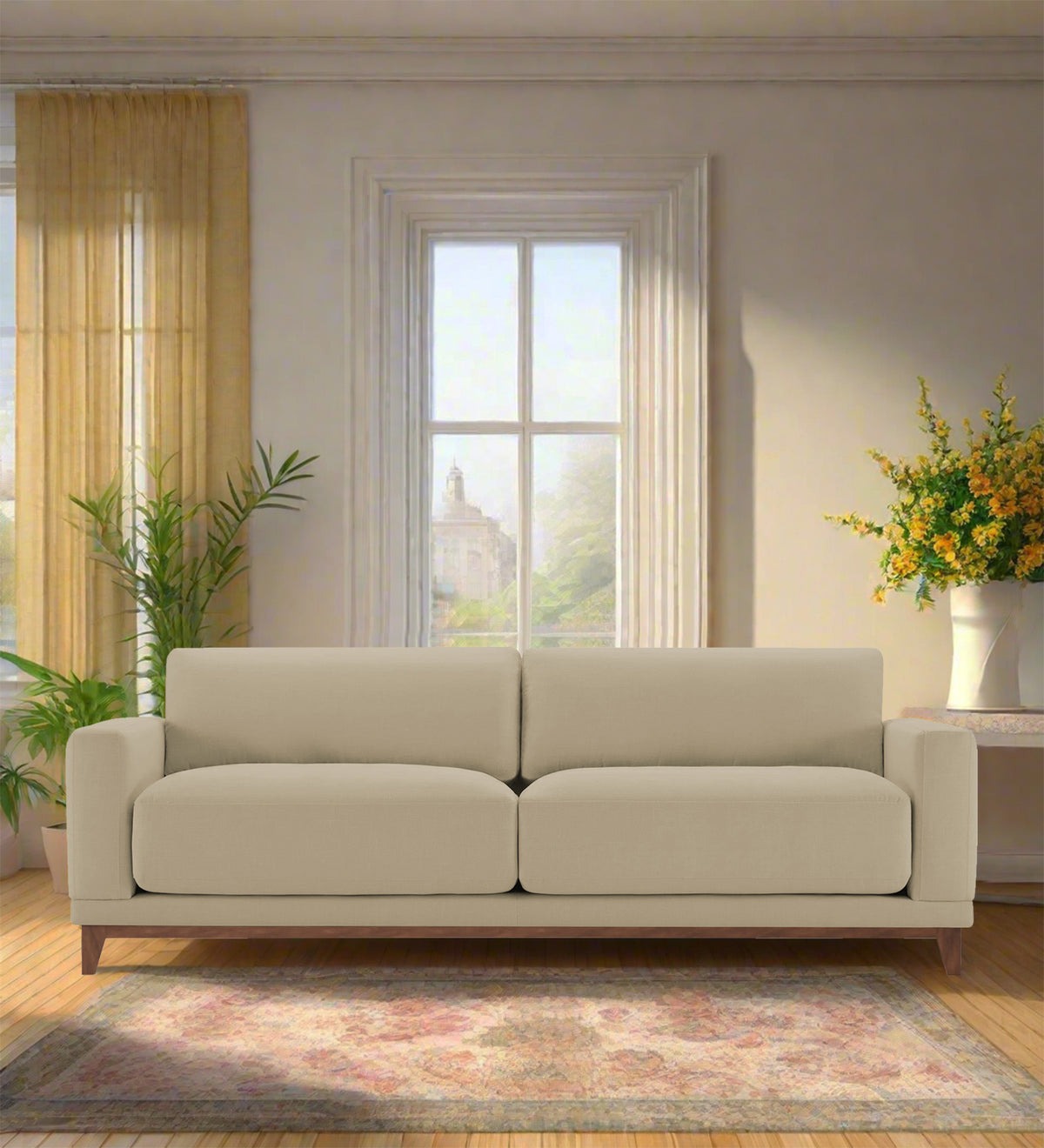 Esha Fabric 3 Seater Sofa