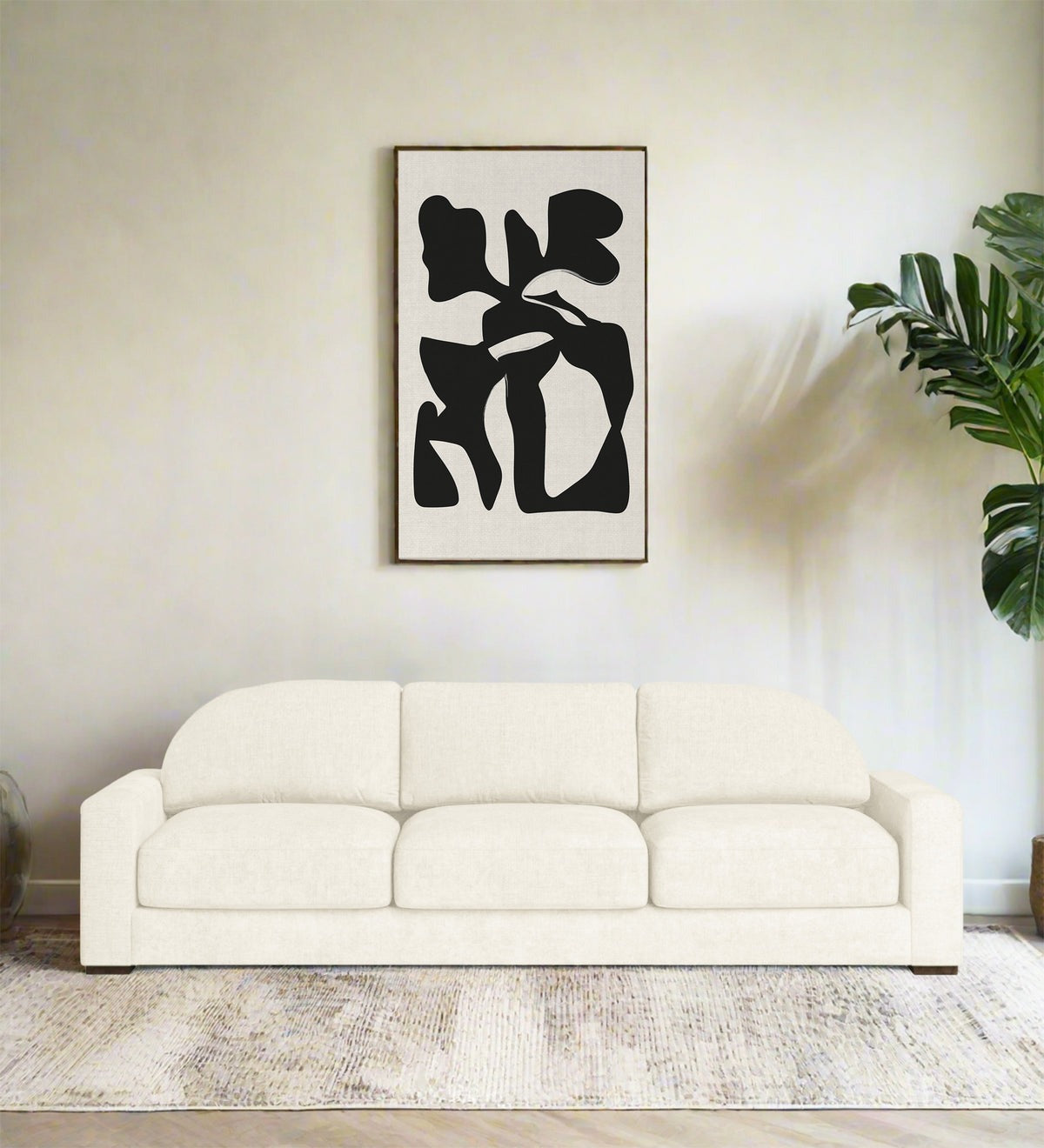 Dara Fabric 3 Seater Sofa