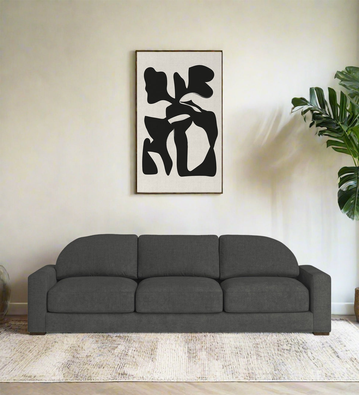 Dara Fabric 3 Seater Sofa
