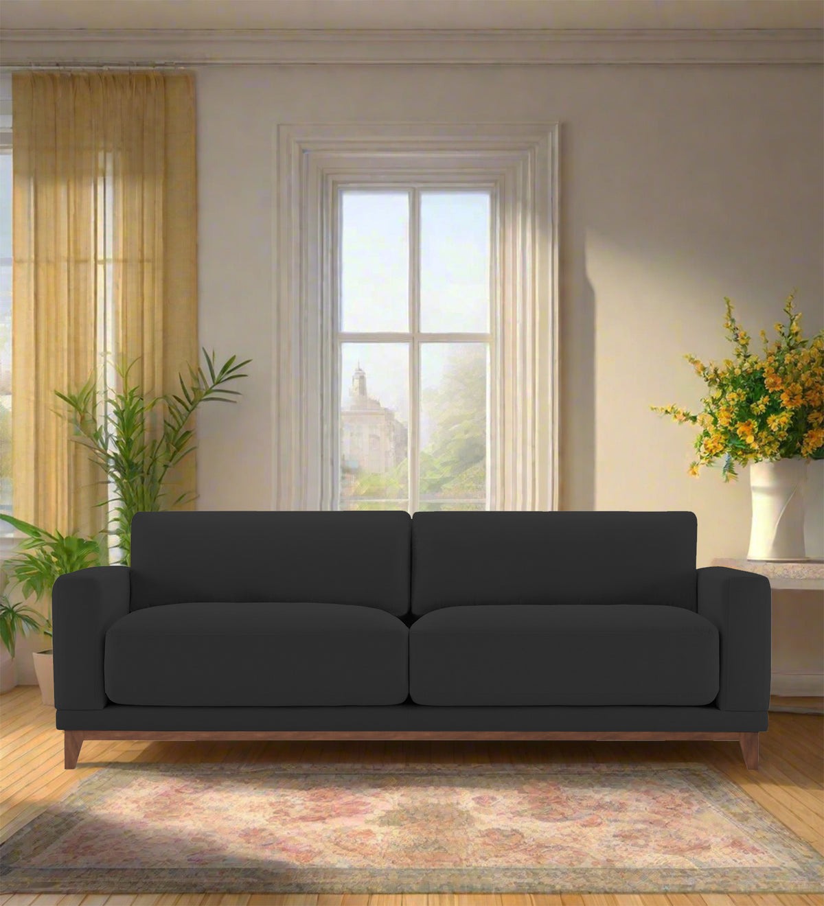 Esha Fabric 3 Seater Sofa