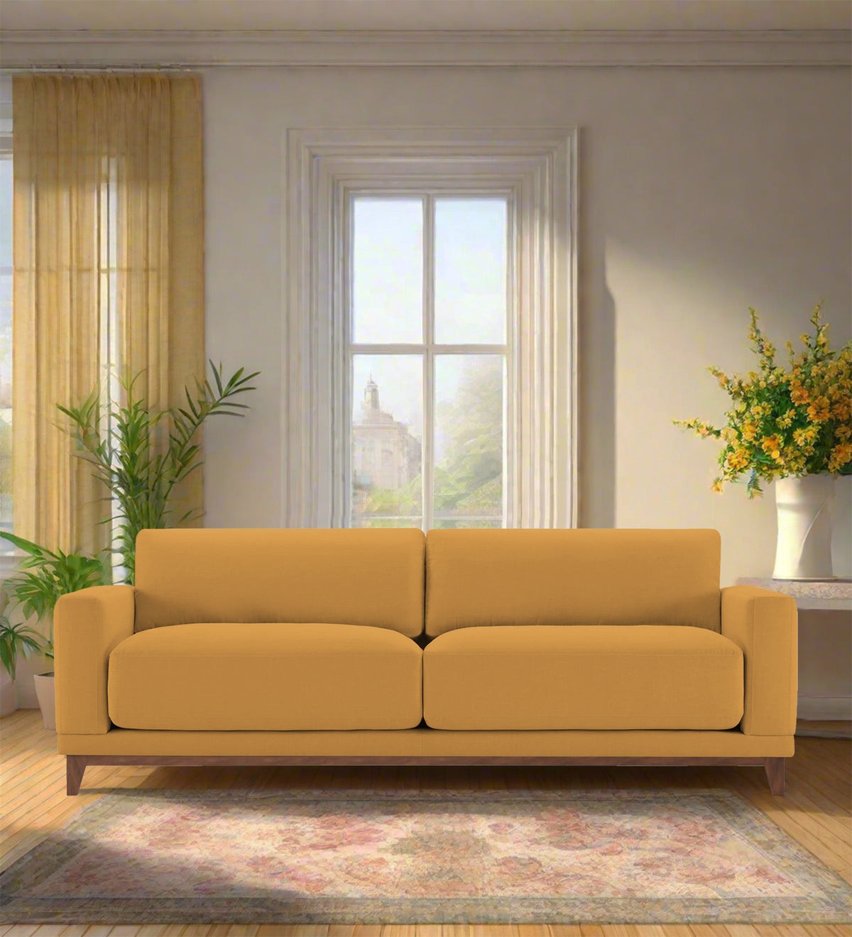 Esha Fabric 3 Seater Sofa