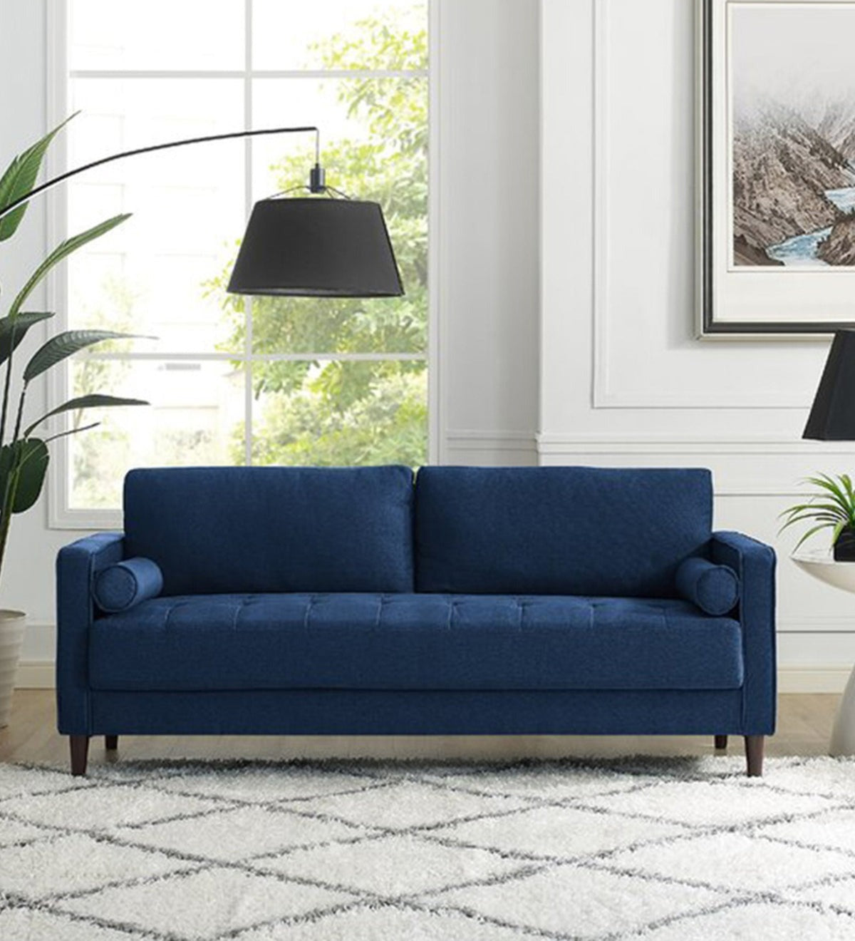 Darvin Fabric 3 Seater Sofa