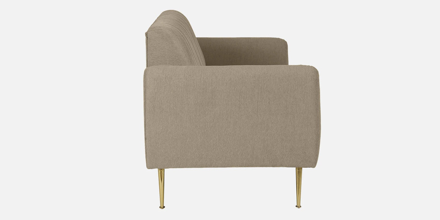 Fidel Fabric 3 Seater Sofa In Beige Colour