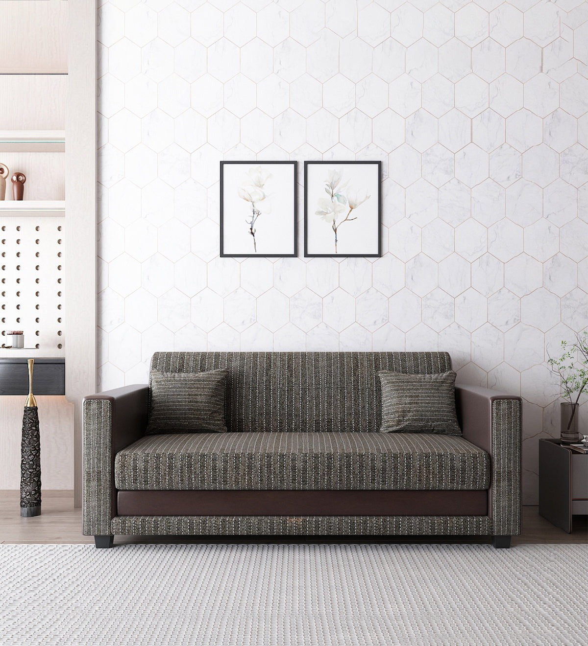 Juno Fabric 3 Seater Sofa
