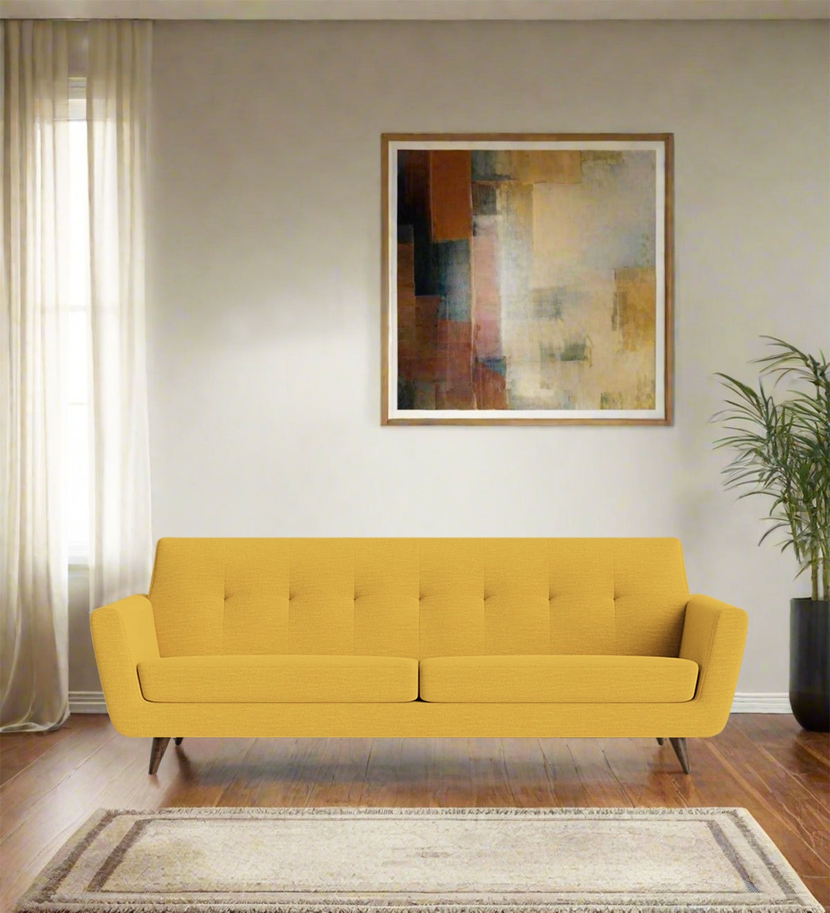 Jasmin Fabric 3 Seater Sofa