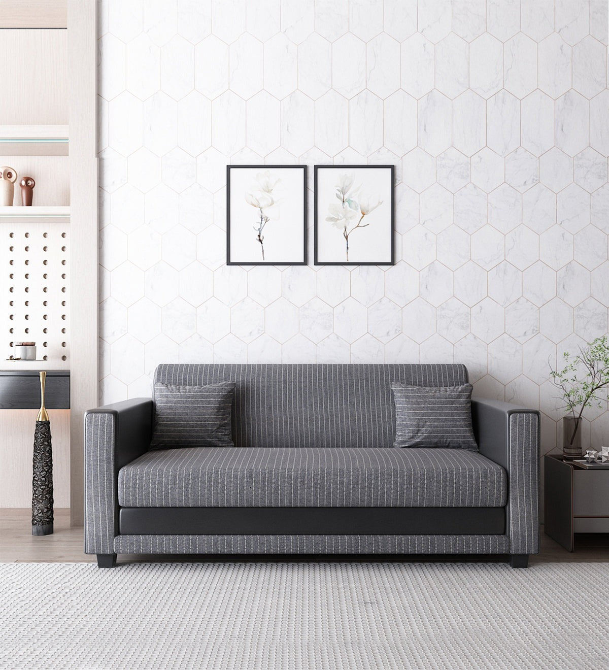 Juno Fabric 3 Seater Sofa