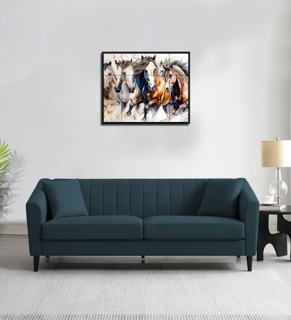 Polon Fabric 3 Seater Sofa