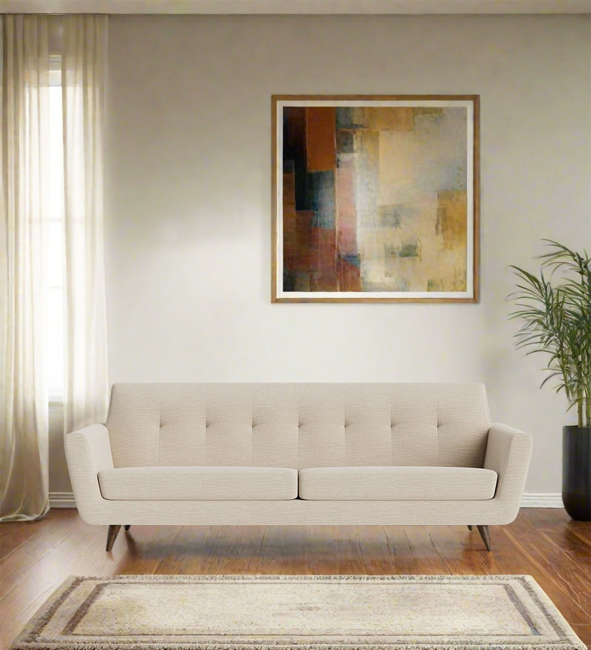 Jasmin Fabric 3 Seater Sofa