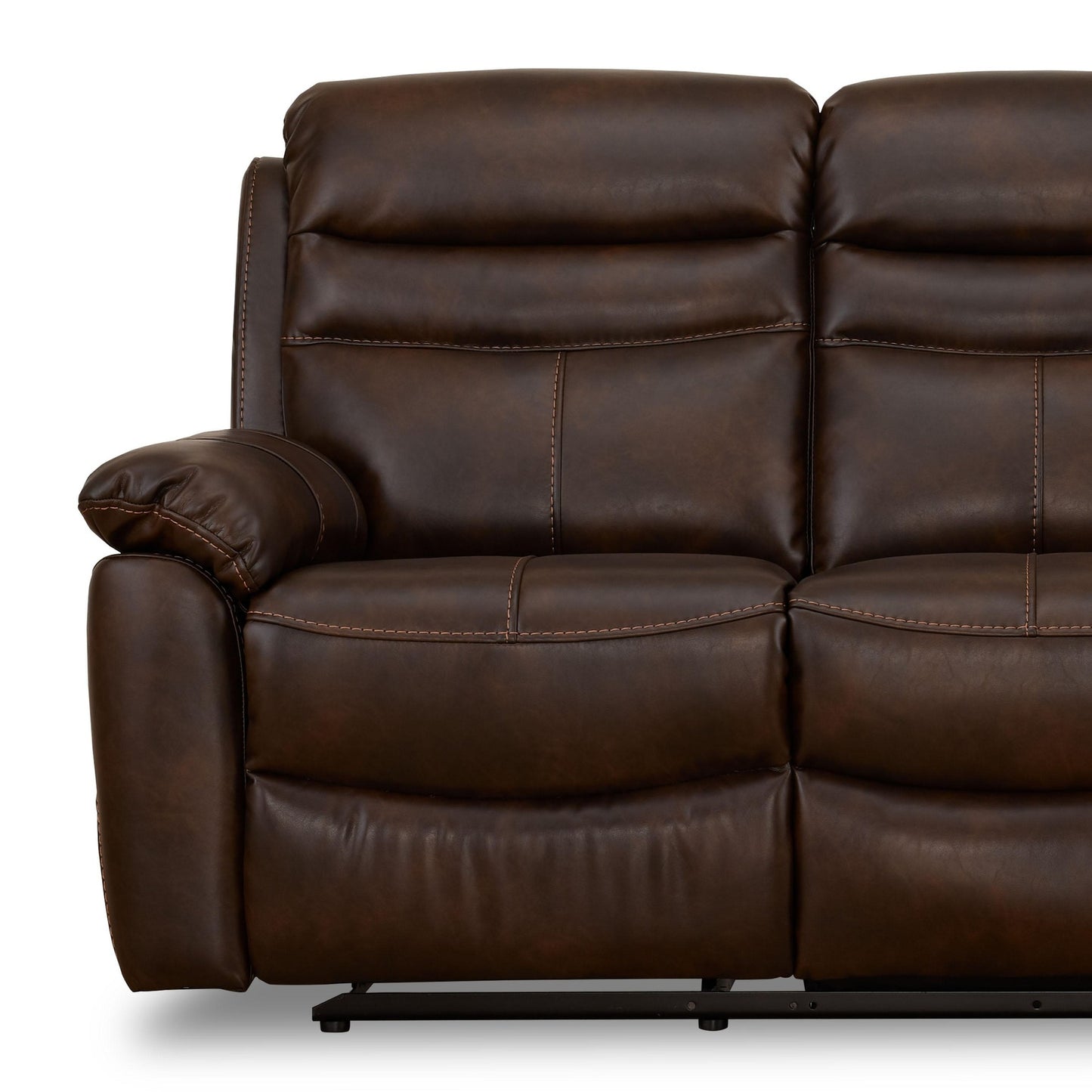 Patterson Nappa Aire Leather 3 Seater Manual Reclining Sofa