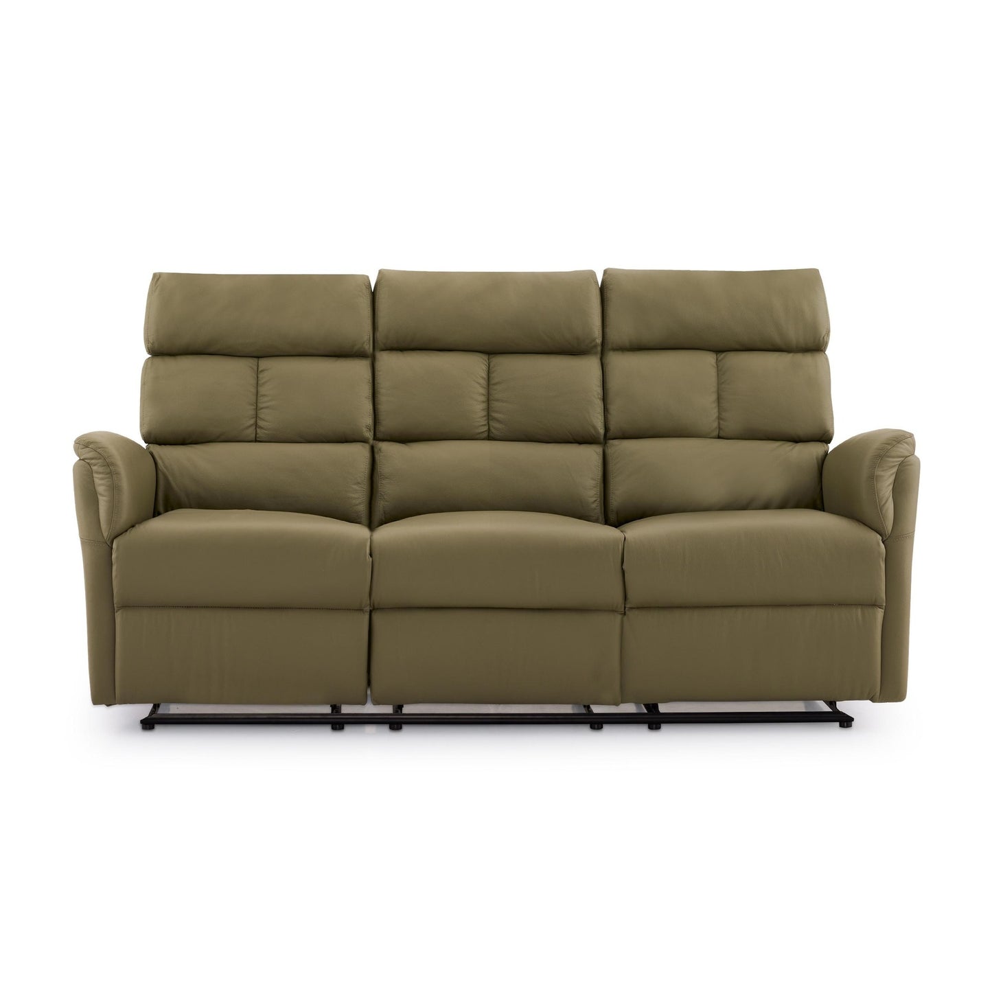 Amanda Leather 3 Seater Reclining Sofa