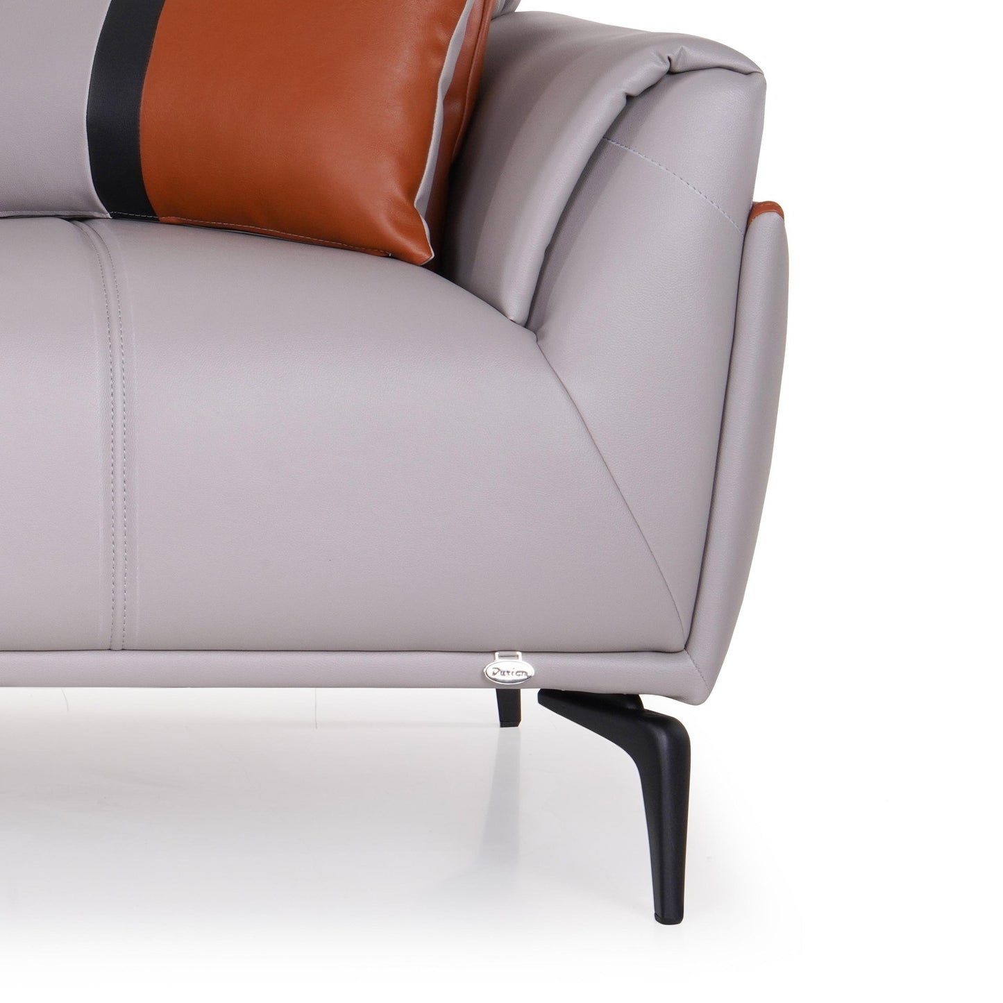 Jonas Leatherette 3 Seater Sofa