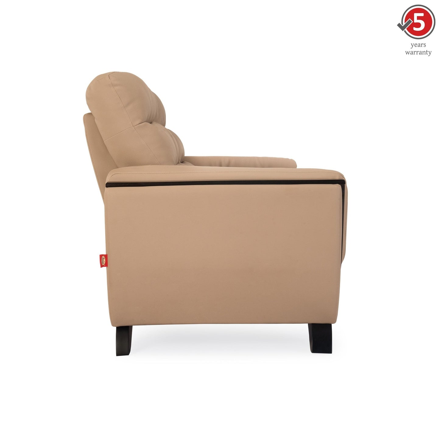 Davos Leatherette 3 Seater Sofa