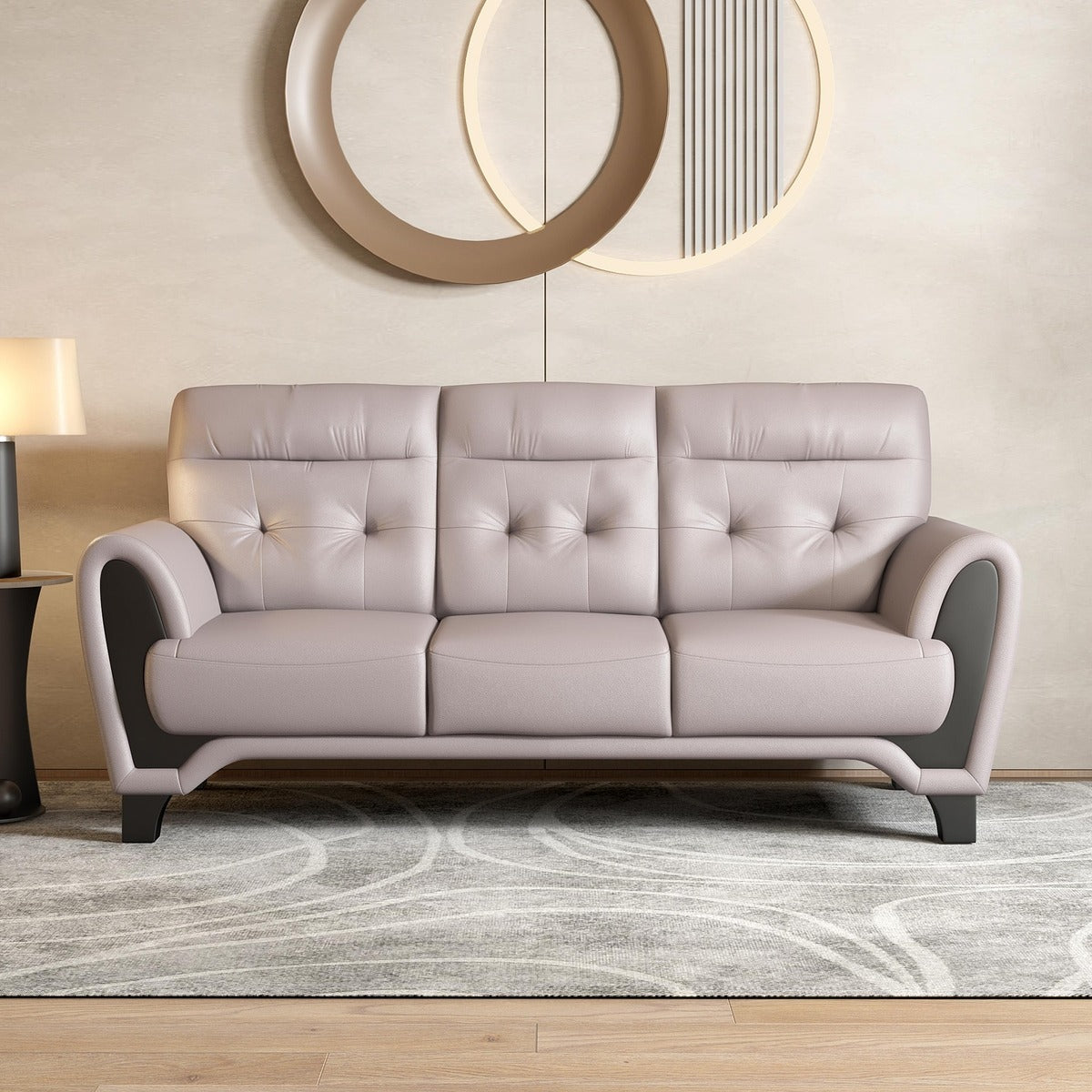 Radiance Leather 3 Seater Sofa