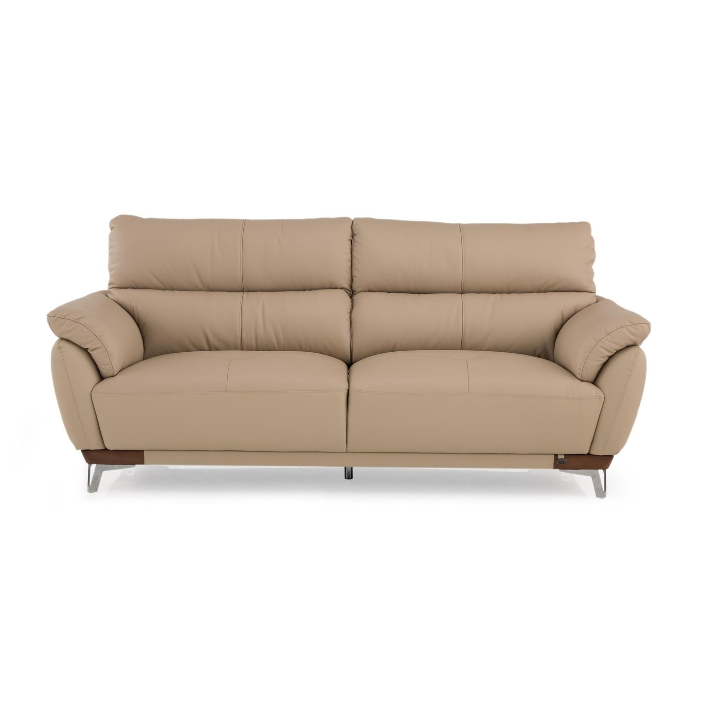 Perry Leather 3 Seater Sofa