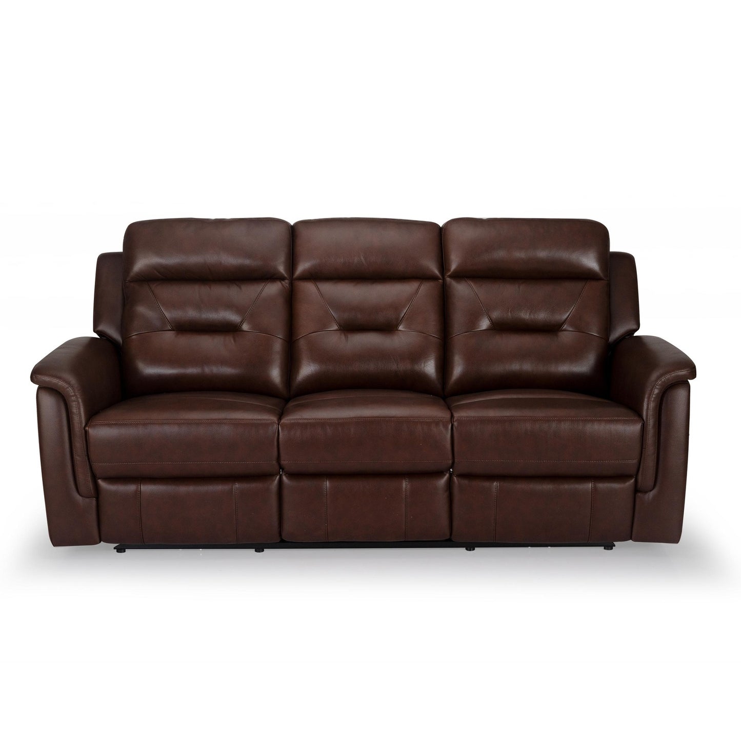 Valerano Leather 3 Seater Power Recliner
