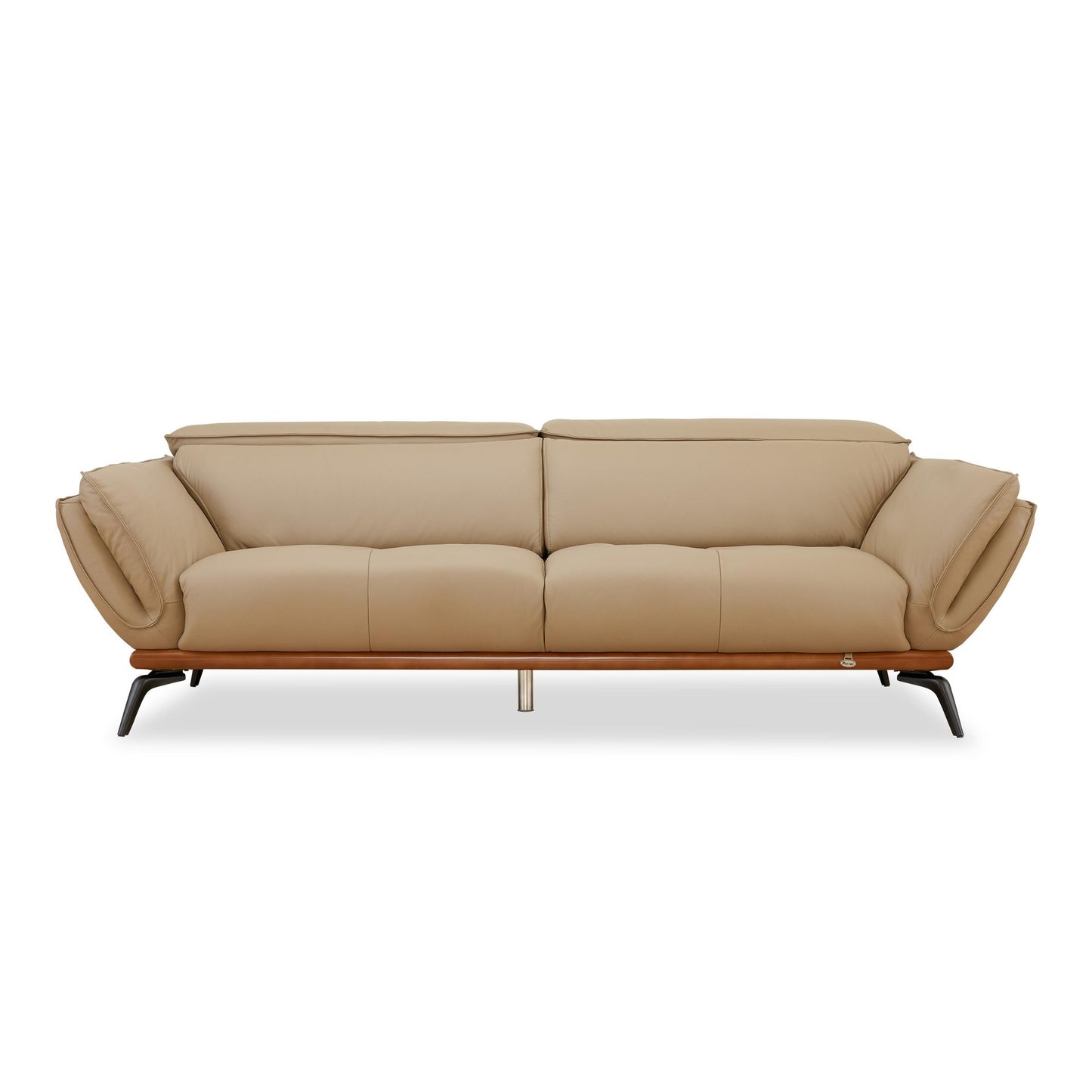 Campbell Leather 3 Seater Sofa