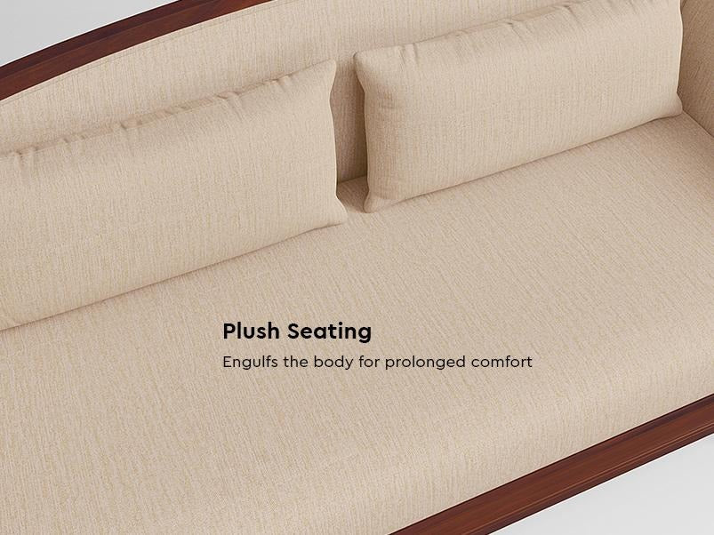 Cedar 3 Seater Sofa Fabric Beige
