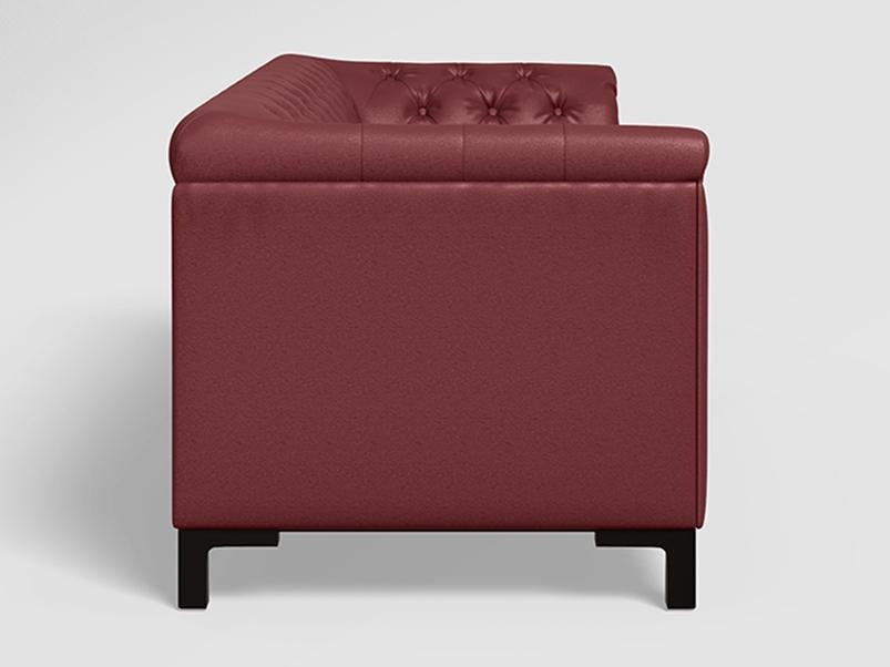 Majesta Plus 3 Seater sofa Leather Cherry