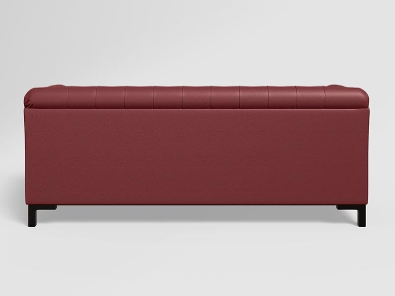 Majesta Plus 3 Seater sofa Leather Cherry