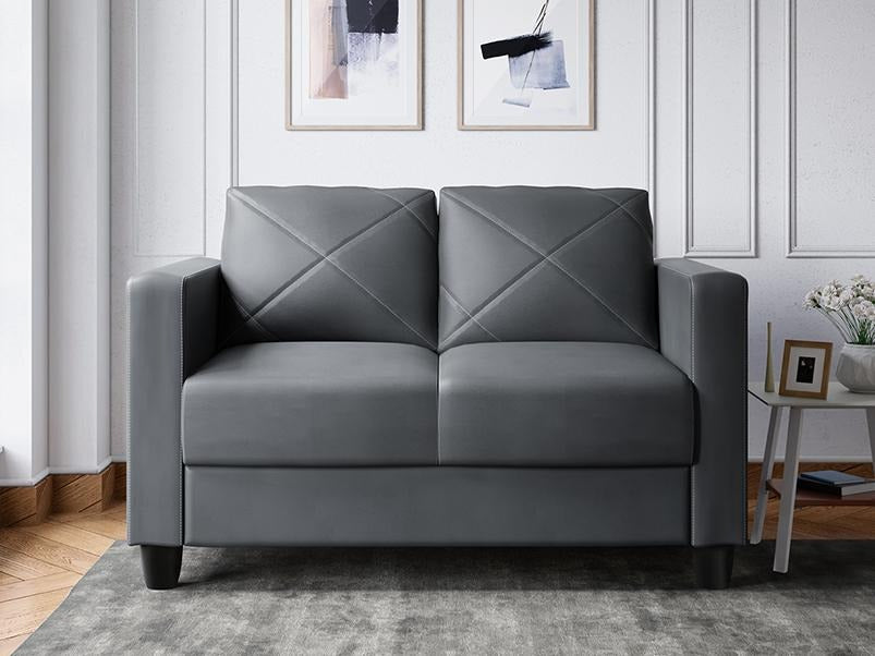 Quad Sofas Synthetic Leather Nimbus Grey
