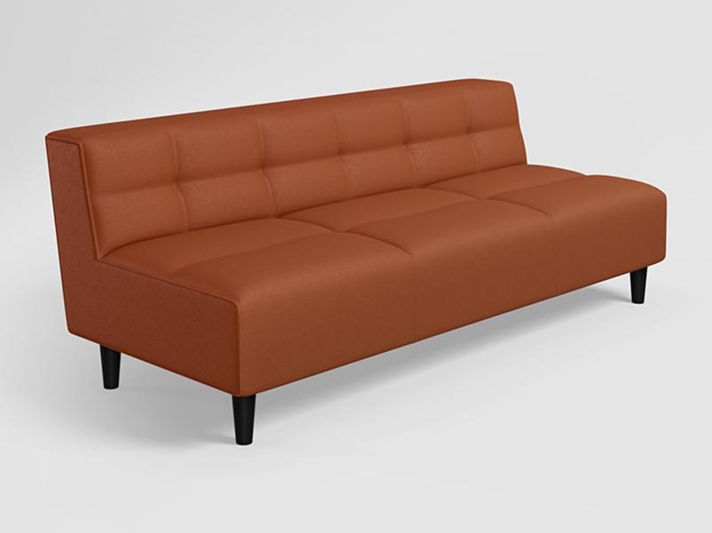 Suez 3 Seater Synthetic Leather Sofa