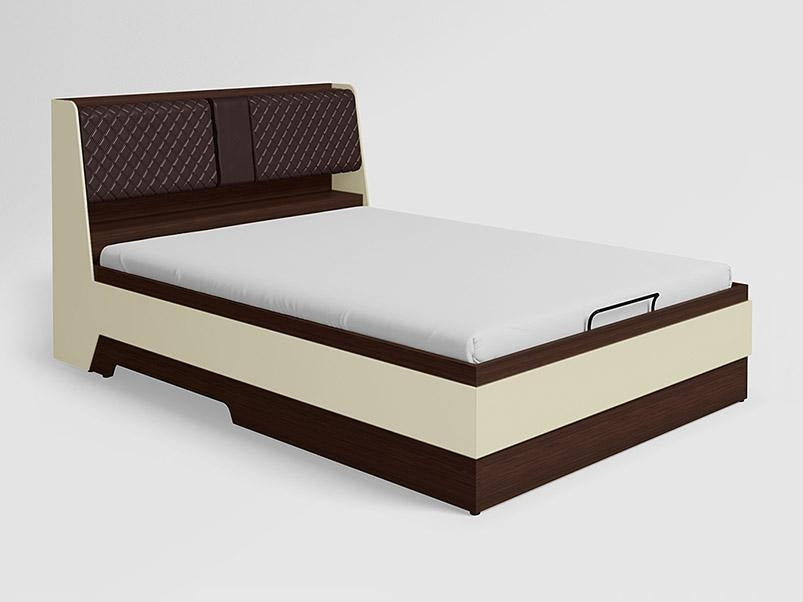 Aero King Size Bed With Upholstered Headboard and Hydraulic Storage