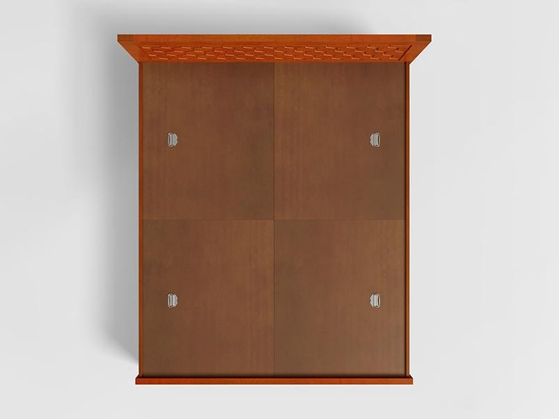 Honeycomb Queen Size Solid Wood Bed With Box Storage