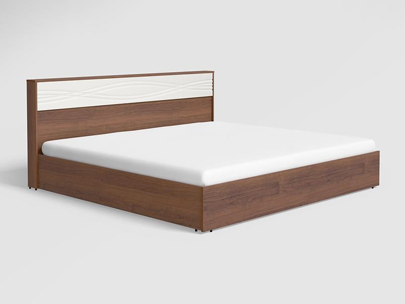 Casablanca V2 King Size Engineered Wood Bed with Half Hydraulic Storage