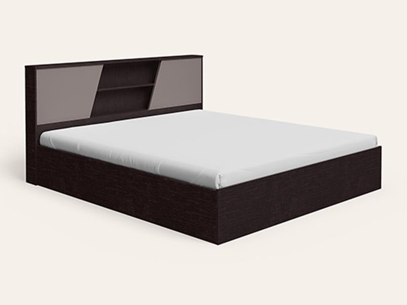 Hannah King Size Engineered Wood Bed with Box Storage