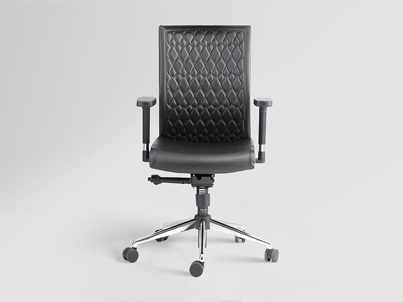 Elite Mid Back Leatherette Ergonomic Office Chair