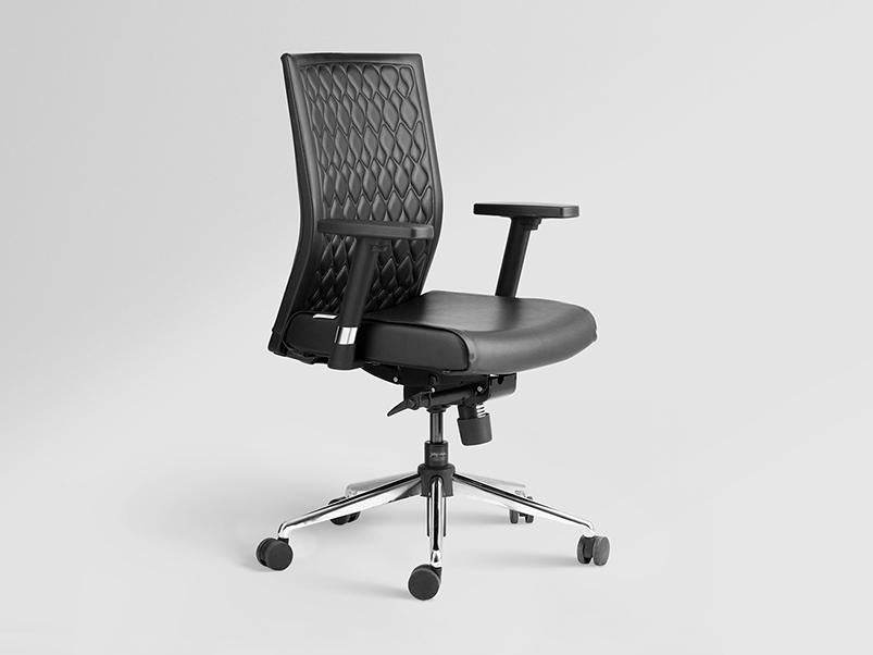 Elite Mid Back Leatherette Ergonomic Office Chair