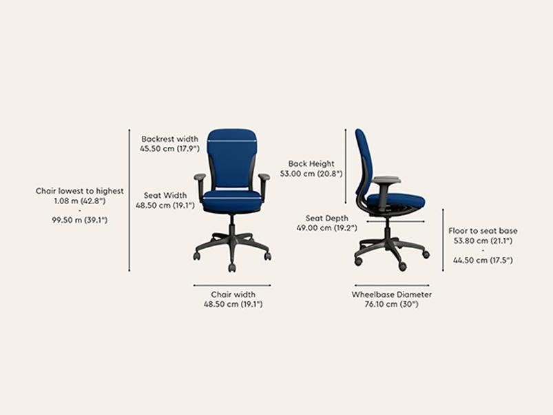 Motion High Back Knitted Fabric Ergonomic Office Chair