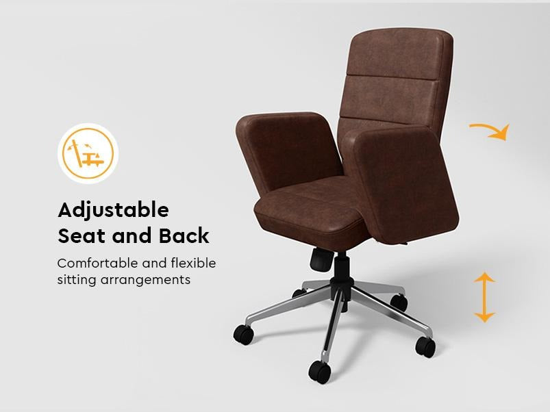 Tufty Mid Back Microfiber Ergonomic Office Chair