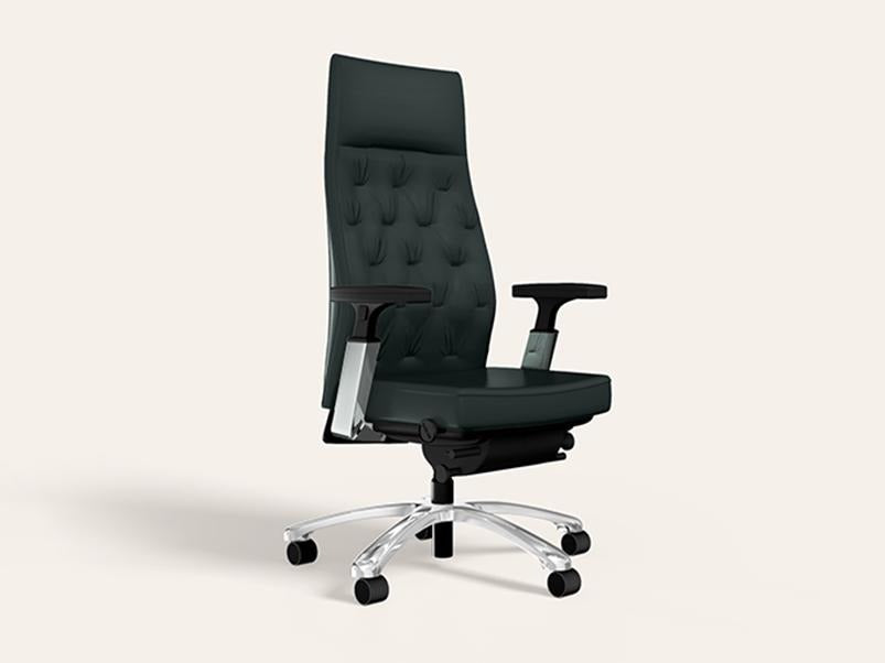 Posture Perfect High Back Leather Executive Ergonomic Revolving Chair