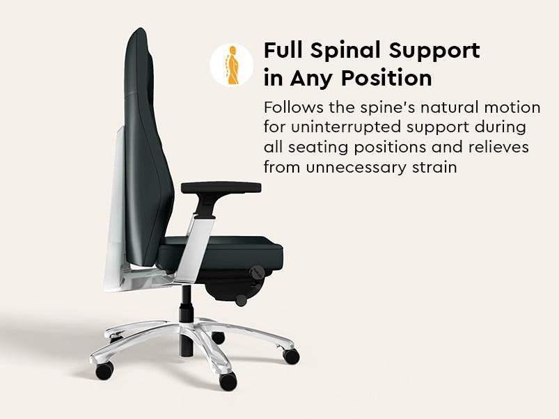 Posture Perfect High Back Leather Executive Ergonomic Revolving Chair
