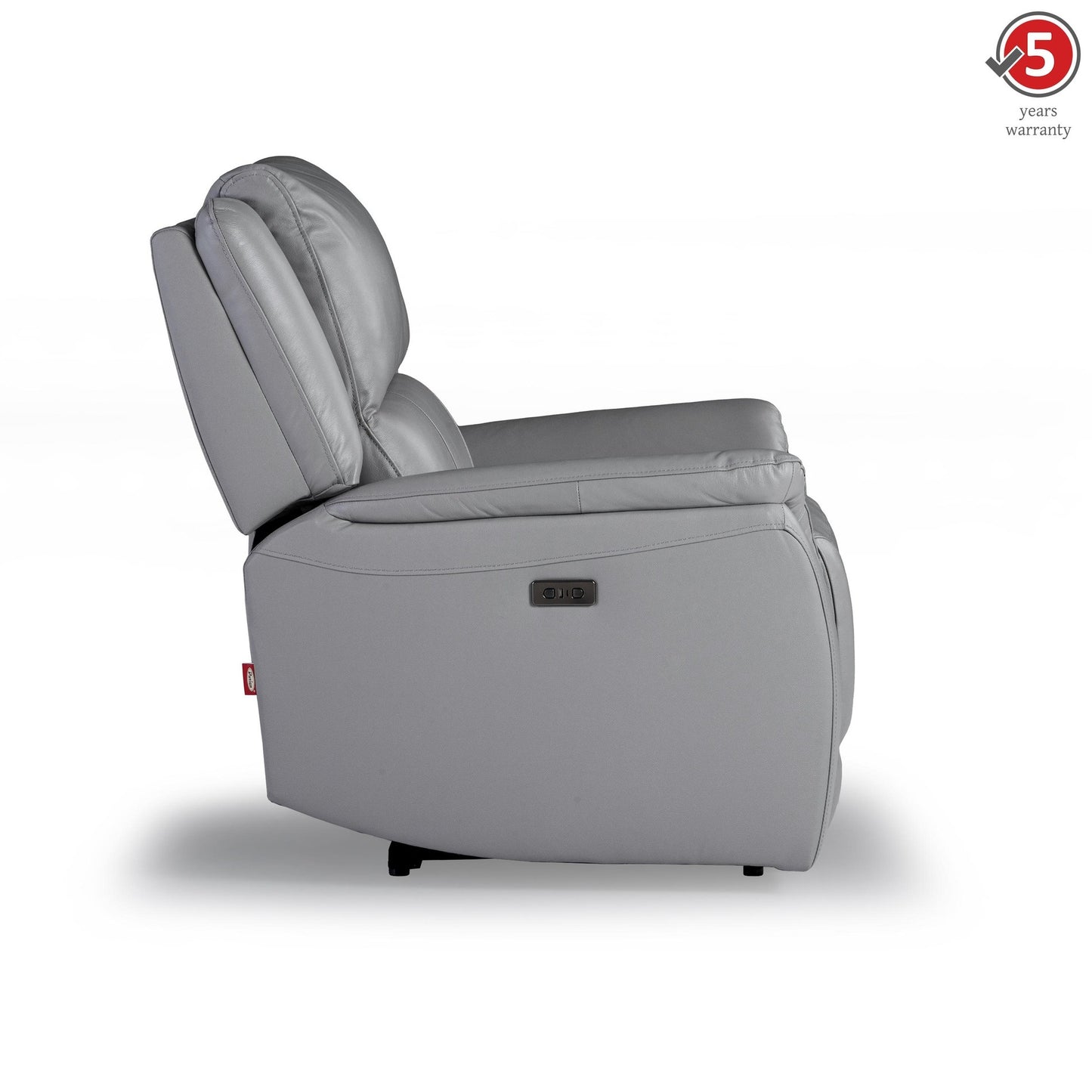 Meredith Leather 3 Seater Power Recliner with Charging Ports