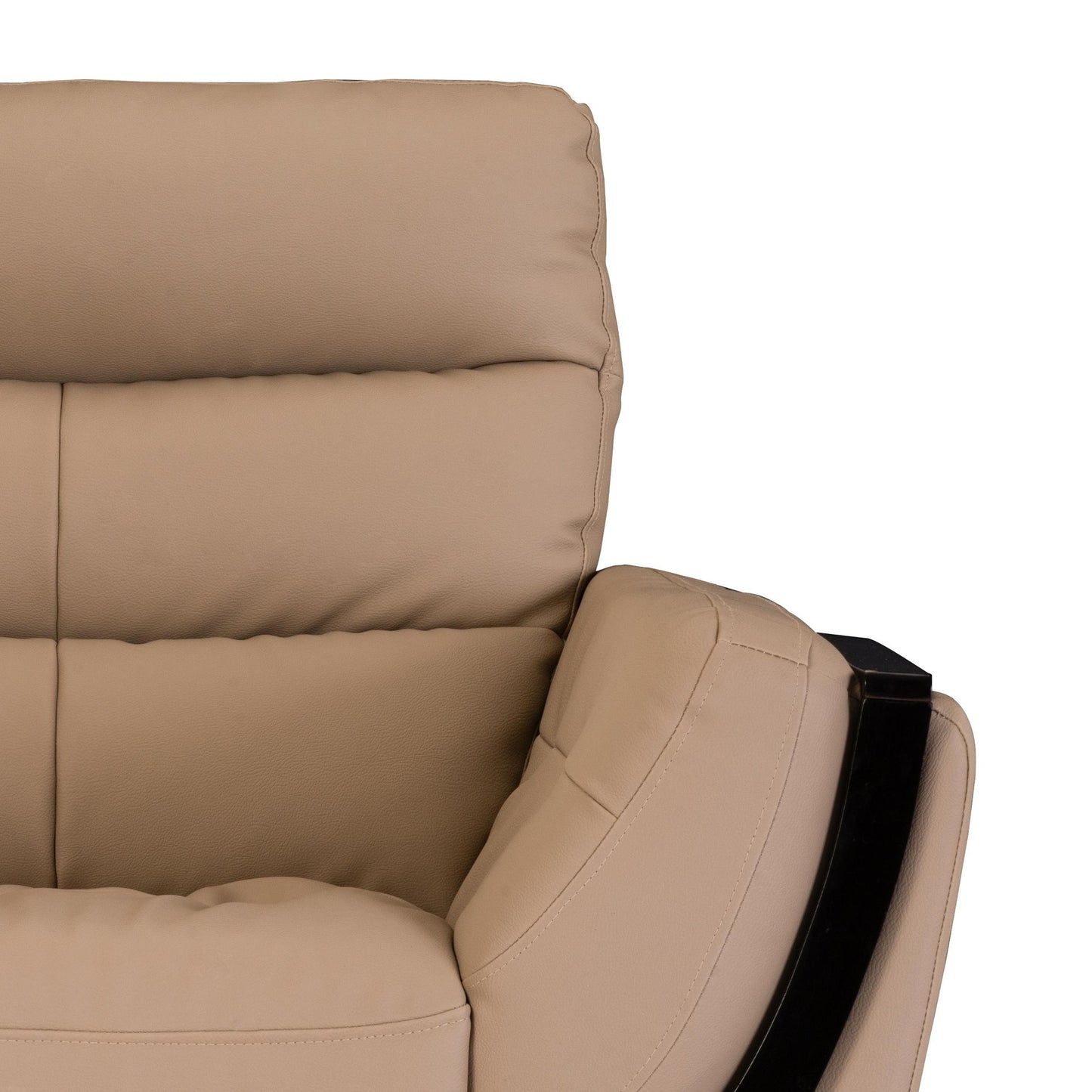 Davos Leatherette 3 Seater Sofa