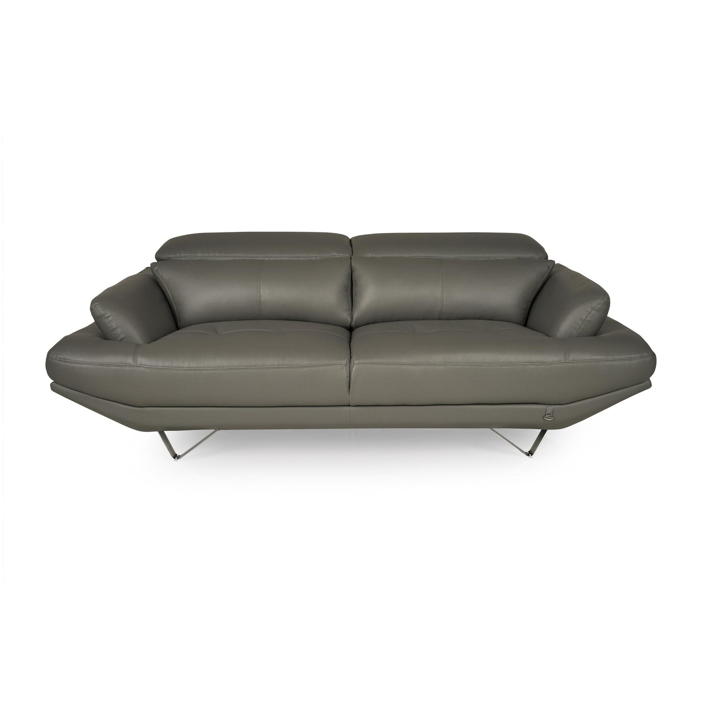 Orlando Leatherette 3 Seater Sofa with Adjustable Headrest