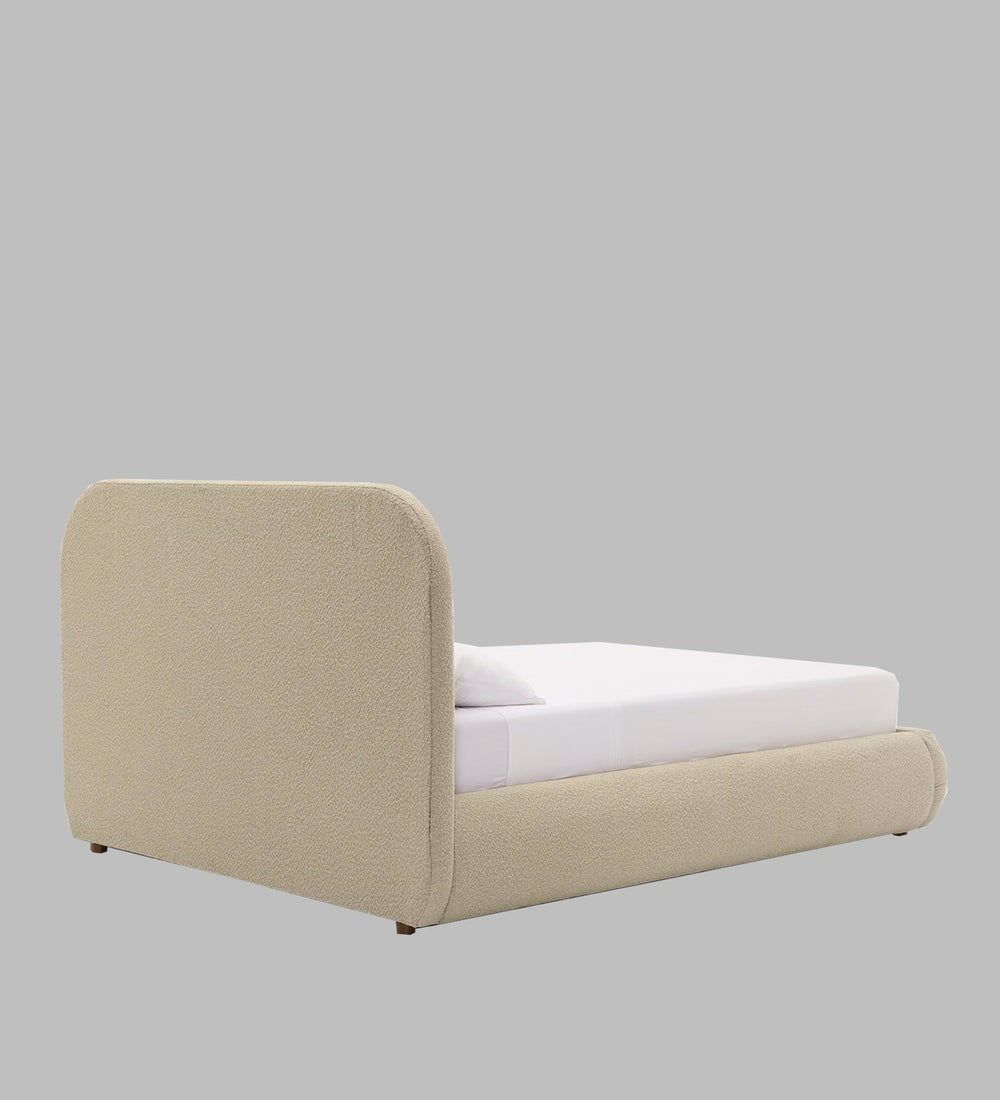 Luno Boucle Fabric King Size Bed
