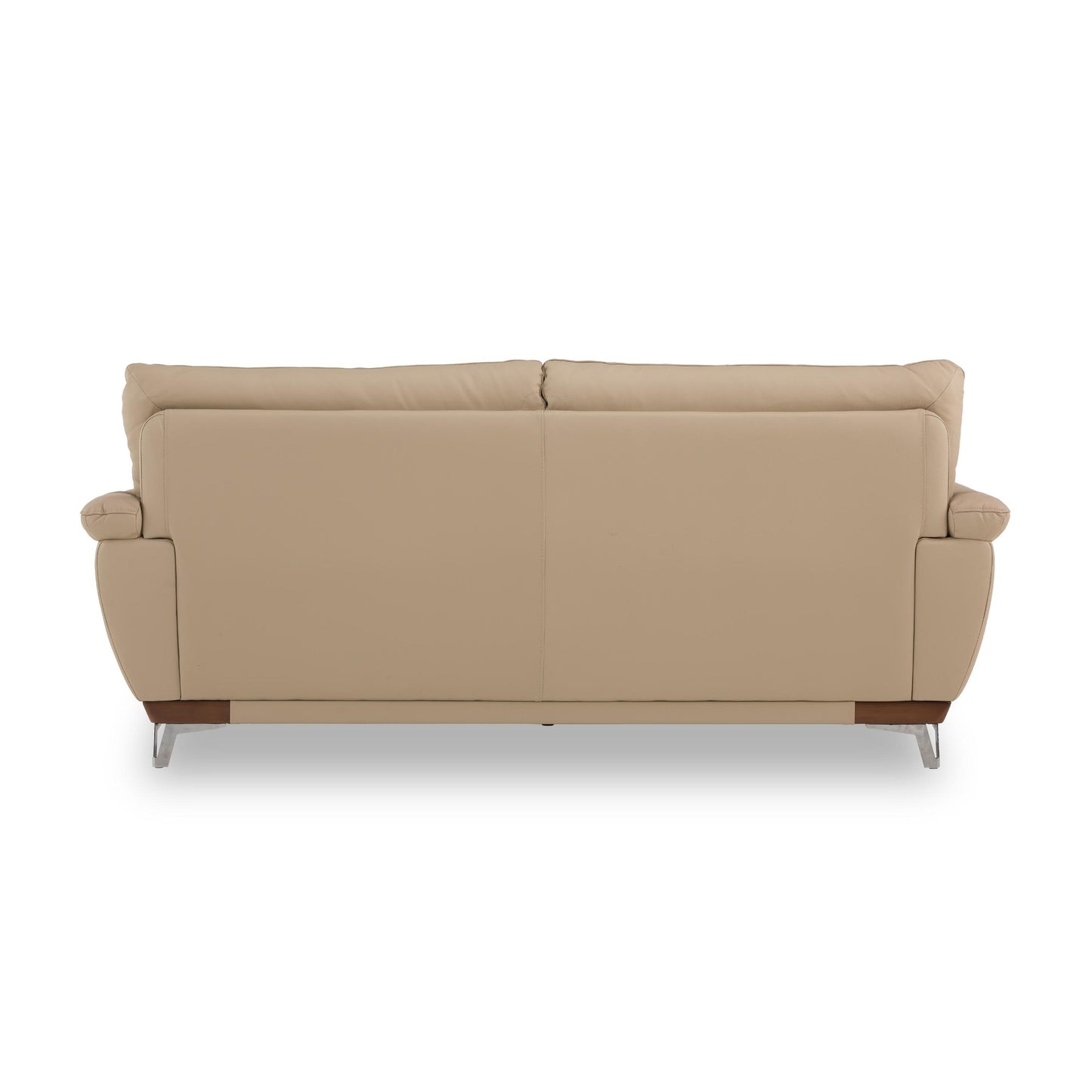 Perry Leather 3 Seater Sofa