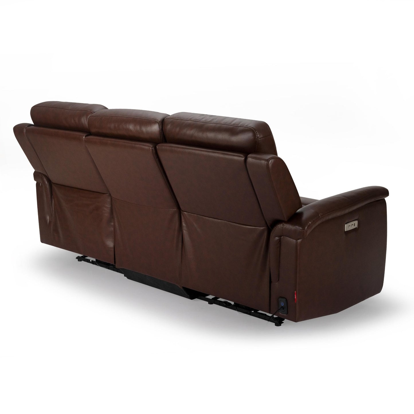 Valerano Leather 3 Seater Power Recliner