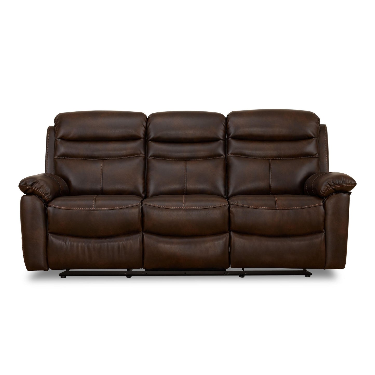 Patterson Nappa Aire Leather 3 Seater Manual Reclining Sofa