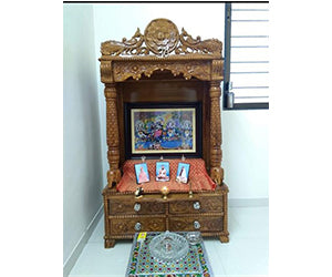 Teak Wood Temple CRV-TWTPLE-009