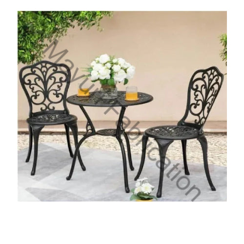 Cast Chair & Table Set 12