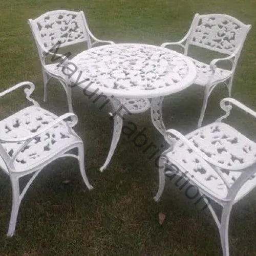 Cast Chair & Table Set 6